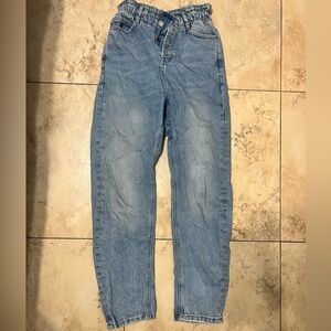 Zara paper bag jeans